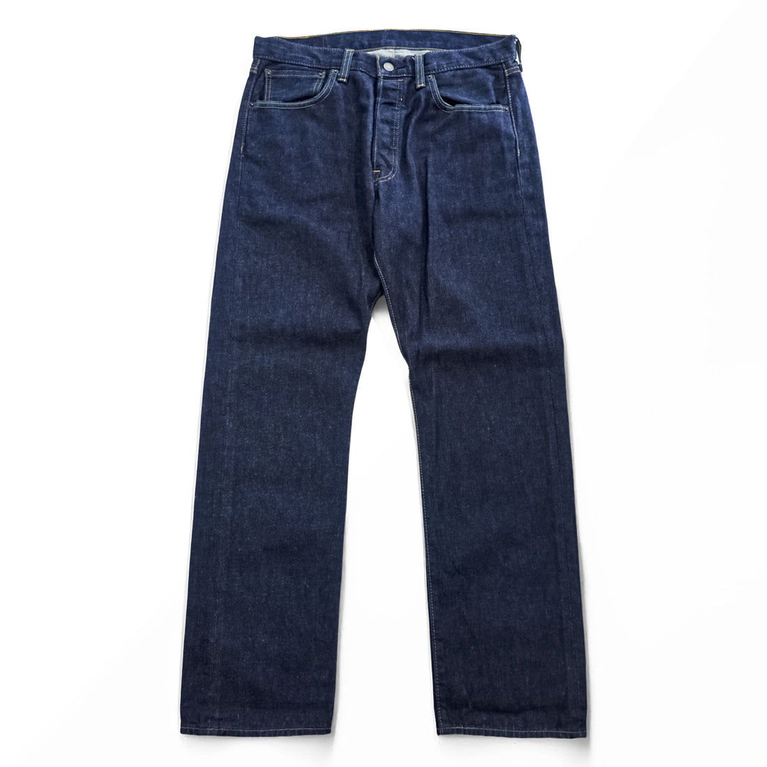 Levi’s 501 Original Fit Dark Indigo Denim Jeans Men’s W34 L32 Button Fly 2018 4985 Stamp
