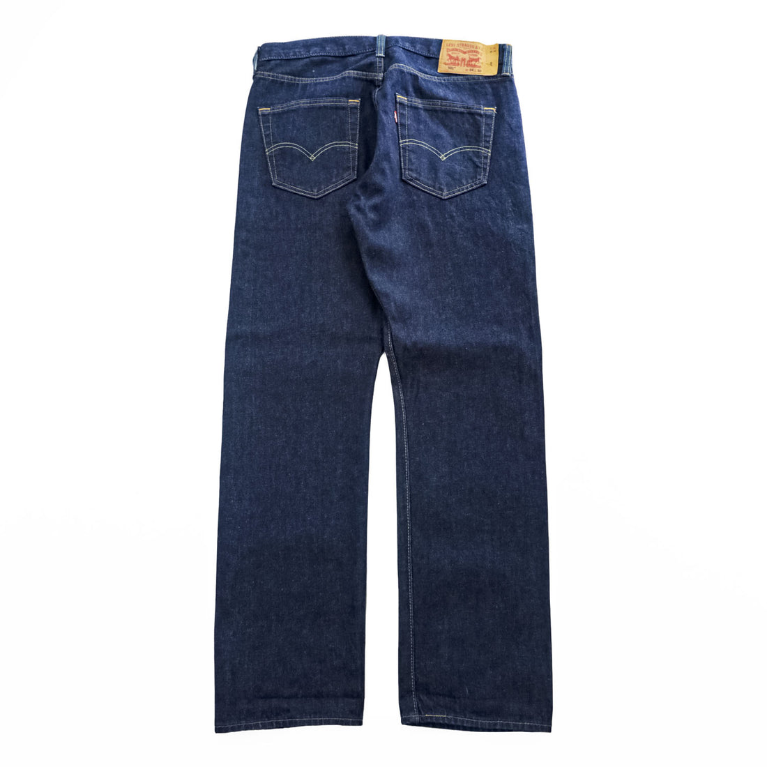 Levi’s 501 Original Fit Dark Indigo Denim Jeans Men’s W34 L32 Button Fly 2018 4985 Stamp