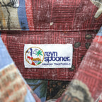 reyn spooner 90年代 ヴィンテージ ボタンダウン アロハシャツ 半袖シャツ ビキニタグ シングルステッチ
