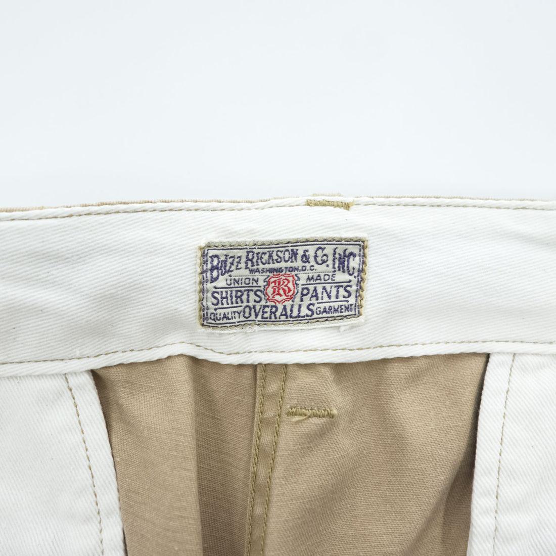 BUZZ RICKSON'S 日本製 ミリタリー チノパンツ M ベージュ ORIGINAL SPEC BR40025