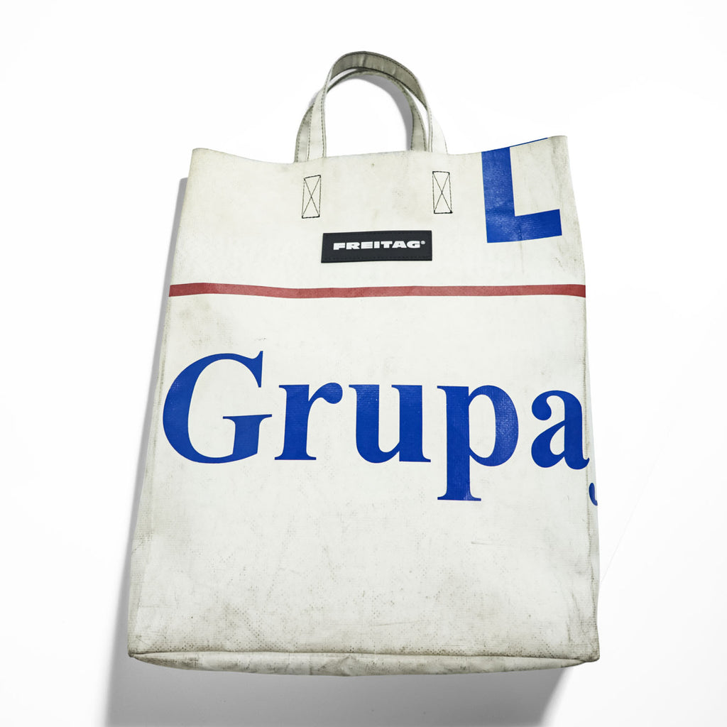 FREITAG Tote Bag F52 MIAMI VICE Shopping Bag White, Blue Waterproof