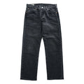 Levi Strauss denim jeans, size M, black, 501 '93 CROP JEANS, Big E, leather patch, button fly, PREMIUM, 29098-0000