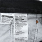 Levi Strauss denim jeans, size M, black, 501 '93 CROP JEANS, Big E, leather patch, button fly, PREMIUM, 29098-0000