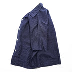 Needles カバナシャツ Cabana Shirt オープンカラー 半袖 シャツ M ネイビー 総柄 ペイズリー 開襟 日本製