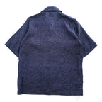 Needles カバナシャツ Cabana Shirt オープンカラー 半袖 シャツ M ネイビー 総柄 ペイズリー 開襟 日本製