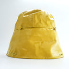 GUCCI イタリア製 Plaid Rain Hat レインハット 2WAY バケットハット イエロー コーティング 防水 08.338.986/0001-16