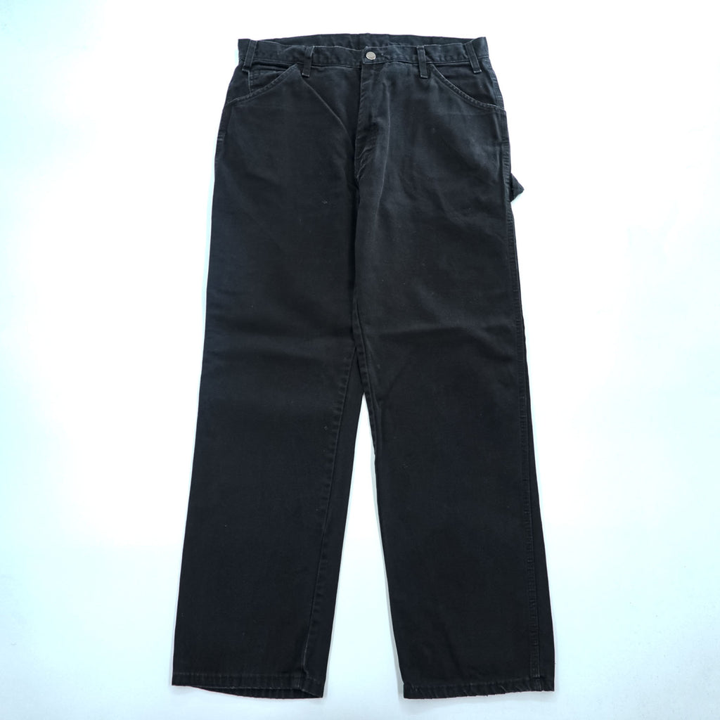 Dickies ダック ペインターパンツ チノパンツ 36 × 32 ブラック キャンバス 1939BK
