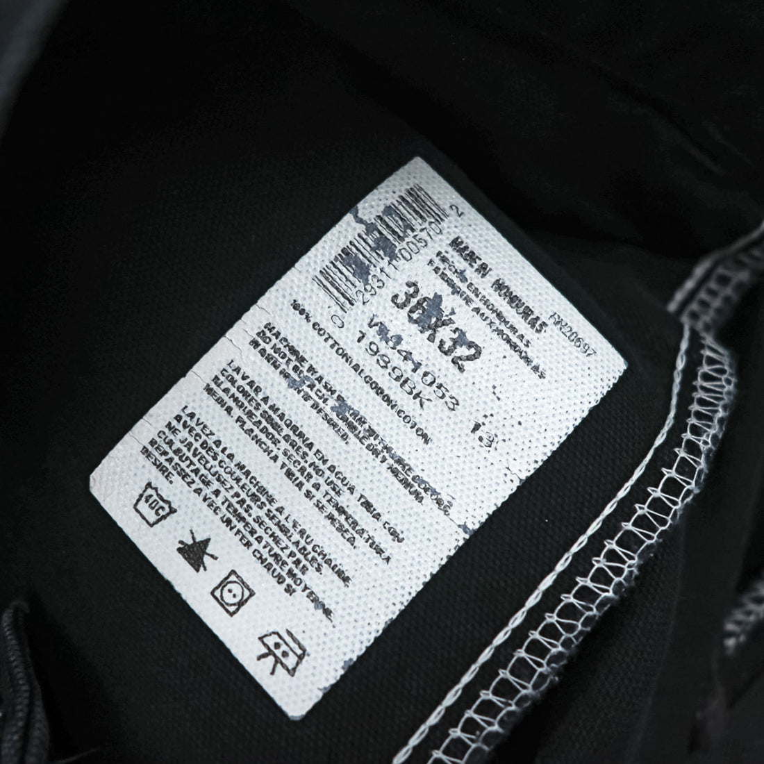 Dickies ダック ペインターパンツ チノパンツ 36 × 32 ブラック キャンバス 1939BK