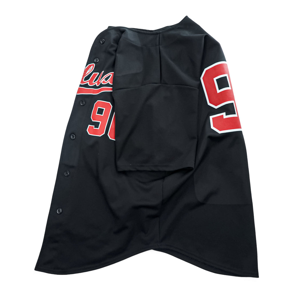 90年代 USA製 ヴィンテージ ベースボールシャツ 半袖シャツ XL ブラック TEAMWORK ATHLETIC APPAREL DELUXE ナンバリング