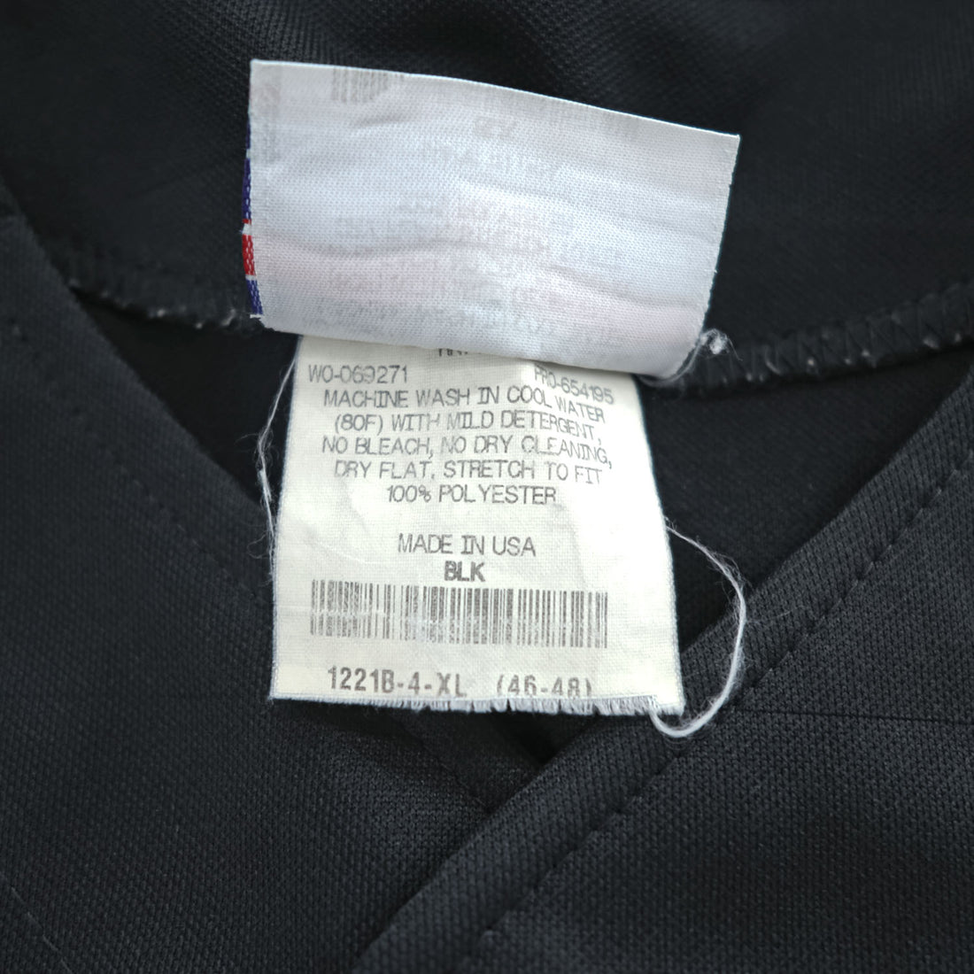 90年代 USA製 ヴィンテージ ベースボールシャツ 半袖シャツ XL ブラック TEAMWORK ATHLETIC APPAREL DELUXE ナンバリング