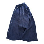 BELGIAN LINEN FABRIC 半袖 ベルギーリネンシャツ XL 麻100% チェック ボタンダウン B:MING LIFE STORE by BEAMS 92-01-0090-277 19S-BB253