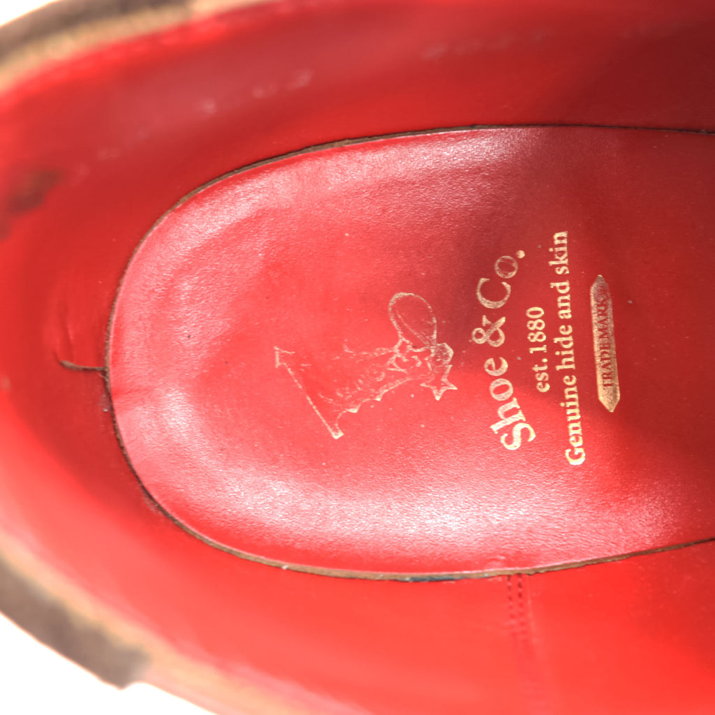 REGAL Shoe & Co. 英国製 サドルシューズ  コンビレザー ドレスシューズ 革靴 27cm グッドイヤーウェルト製法 GENUINE HIDE AND SKIN 802S