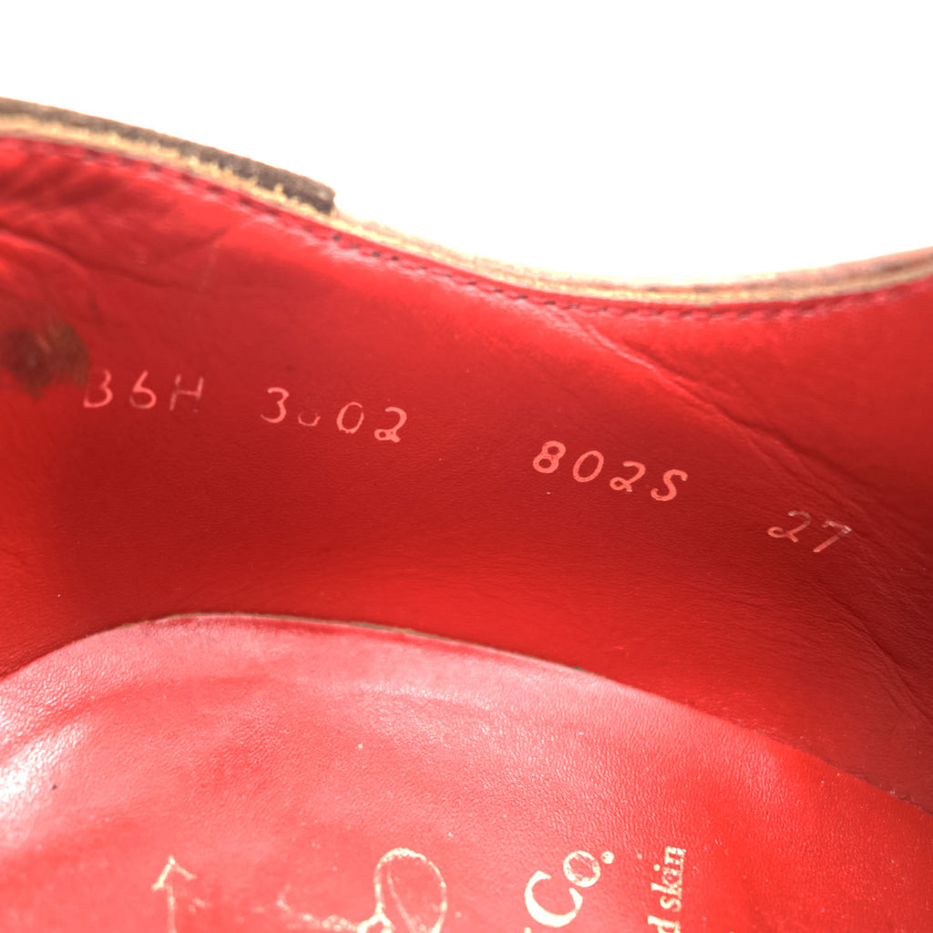 REGAL Shoe & Co. 英国製 サドルシューズ  コンビレザー ドレスシューズ 革靴 27cm グッドイヤーウェルト製法 GENUINE HIDE AND SKIN 802S