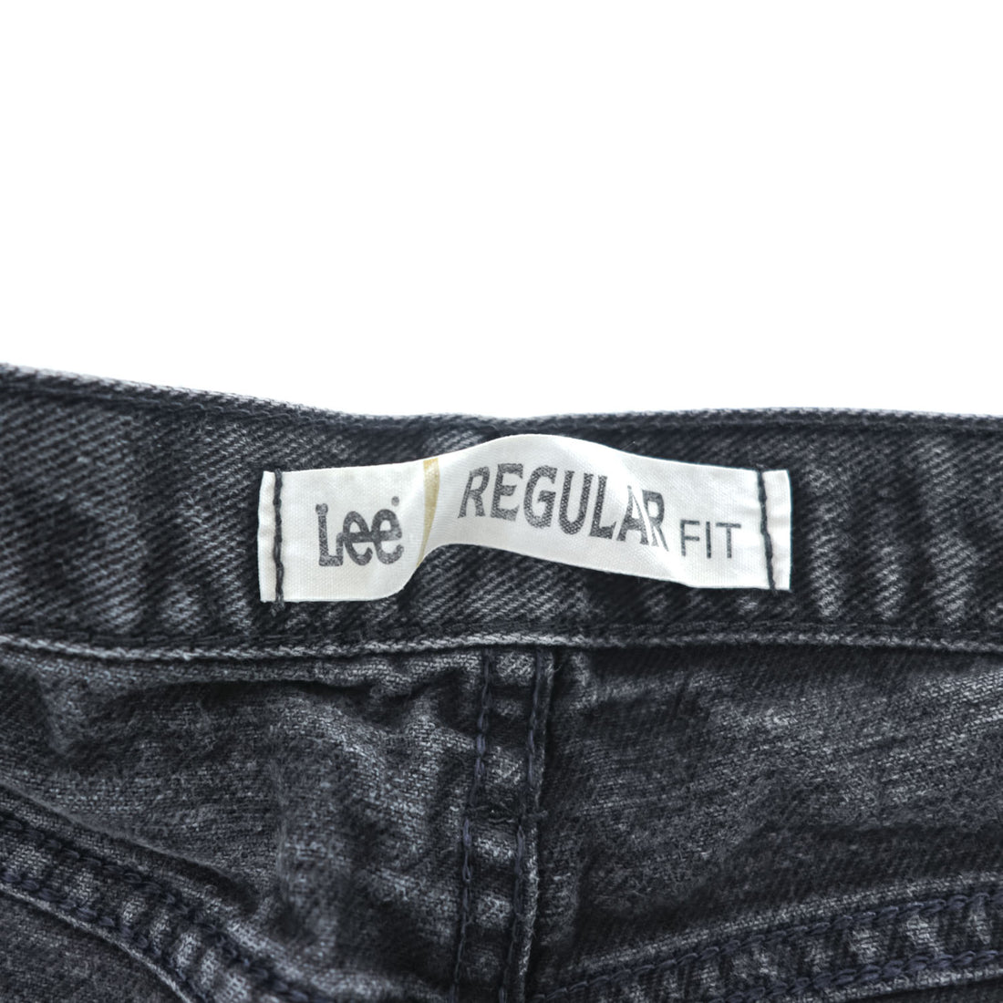 Lee ブラック フェード デニムパンツ ジーンズ W34 L34 REGULAR FIT ジッパーフライ 2008908