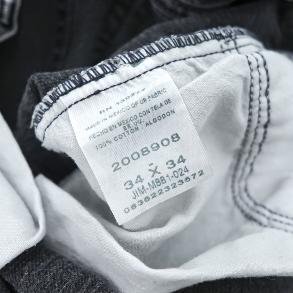 Lee ブラック フェード デニムパンツ ジーンズ W34 L34 REGULAR FIT ジッパーフライ 2008908