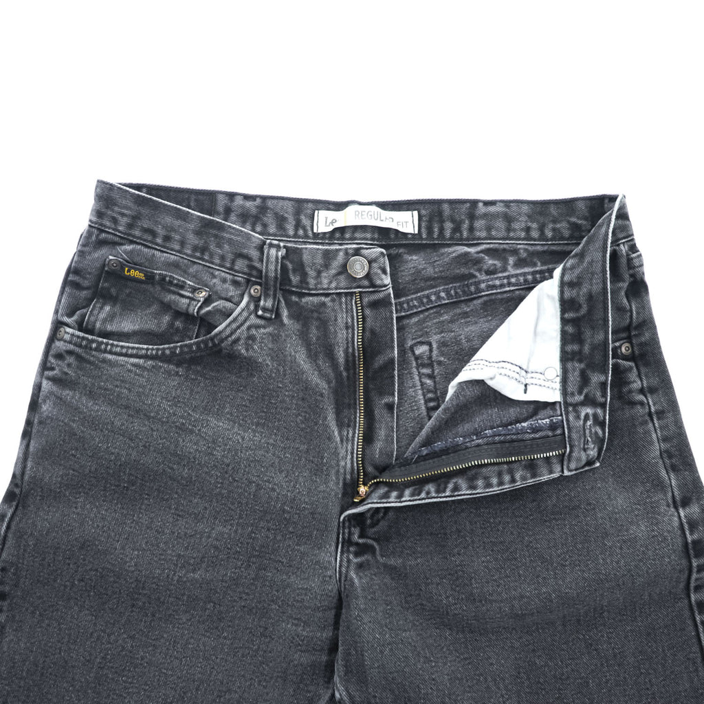 Lee ブラック フェード デニムパンツ ジーンズ W34 L34 REGULAR FIT ジッパーフライ 2008908