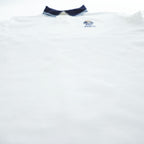 Polo Ralph Lauren Polo Bear Polo Shirt, Size S, White, One-Point Logo, Custom Slim Fit, Ribbed Line, Piqué Knit