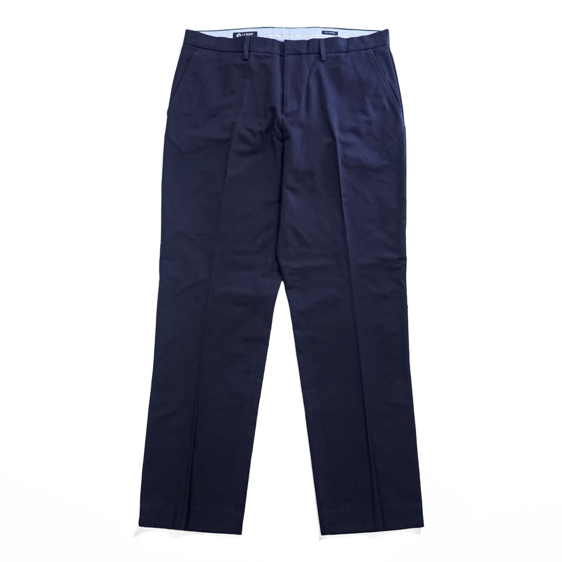 J.CREW スラックス パンツ チノパン W35 L32 ネイビー SLIM BEDFORD コットン