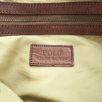 Polo Ralph Lauren ショルダーバッグ 2WAY トートバッグ オリーブグリーン ナイロン レザー