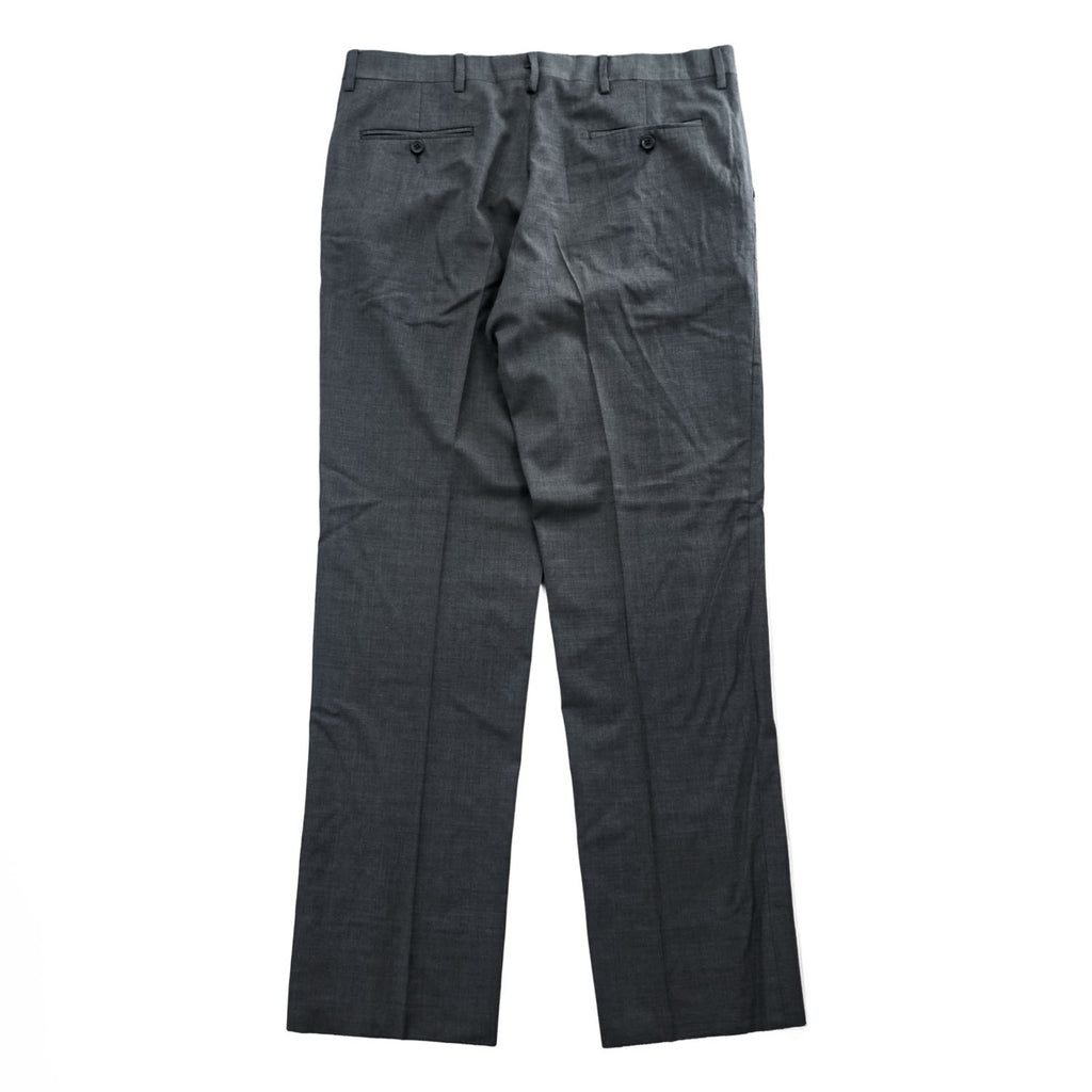 Polo Ralph Lauren イタリア製 スラックス パンツ XL チャコールグレー センタープレス