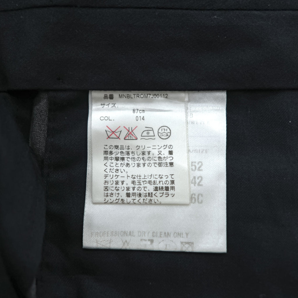 Polo Ralph Lauren イタリア製 スラックス パンツ XL チャコールグレー センタープレス