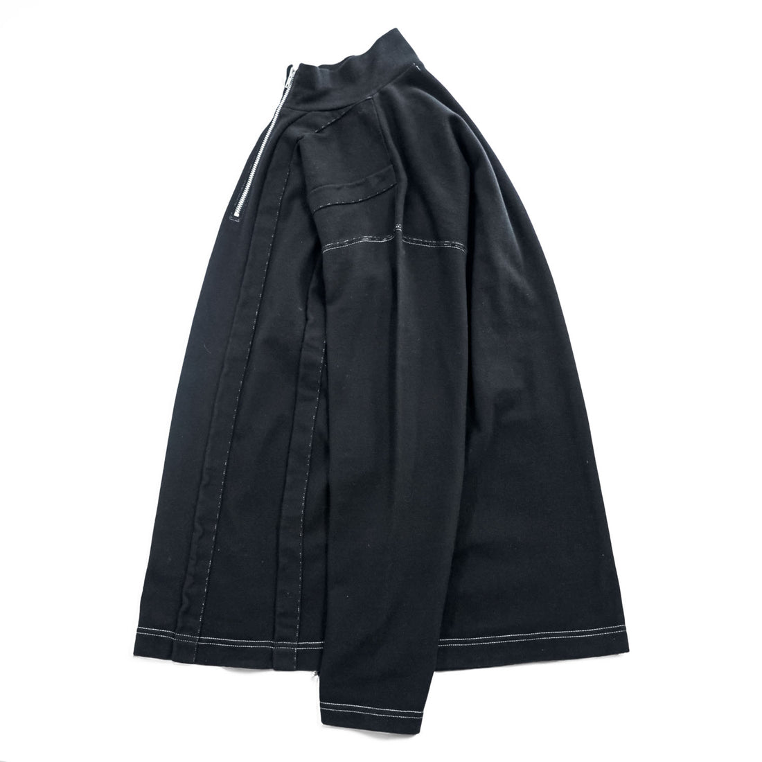 COMME des GARCONS HOMME 90年代 ヴィンテージ 田中オム 日本製 ハーフジップ スウェット トレーナー L ブラック プルオーバー AD1999 HT-070100