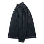 COMME des GARCONS HOMME 90年代 ヴィンテージ 田中オム 日本製 ハーフジップ スウェット トレーナー L ブラック プルオーバー AD1999 HT-070100