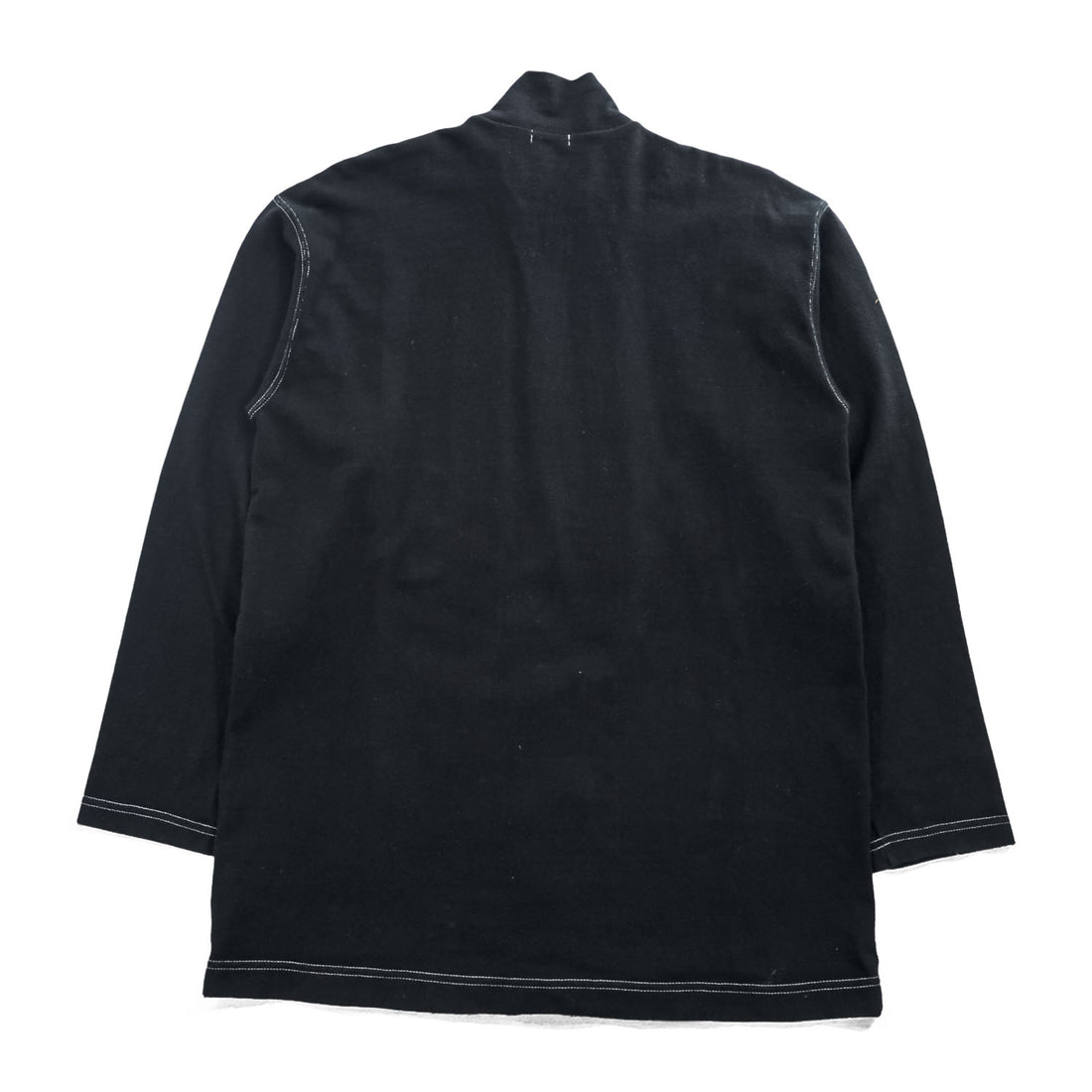 COMME des GARCONS HOMME 90年代 ヴィンテージ 田中オム 日本製 ハーフジップ スウェット トレーナー L ブラック プルオーバー AD1999 HT-070100