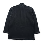 COMME des GARCONS HOMME 90年代 ヴィンテージ 田中オム 日本製 ハーフジップ スウェット トレーナー L ブラック プルオーバー AD1999 HT-070100