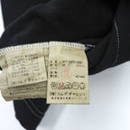 COMME des GARCONS HOMME 90年代 ヴィンテージ 田中オム 日本製 ハーフジップ スウェット トレーナー L ブラック プルオーバー AD1999 HT-070100