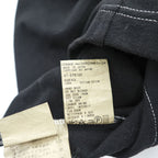 COMME des GARCONS HOMME 90年代 ヴィンテージ 田中オム 日本製 ハーフジップ スウェット トレーナー L ブラック プルオーバー AD1999 HT-070100