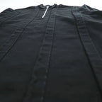 COMME des GARCONS HOMME 90年代 ヴィンテージ 田中オム 日本製 ハーフジップ スウェット トレーナー L ブラック プルオーバー AD1999 HT-070100