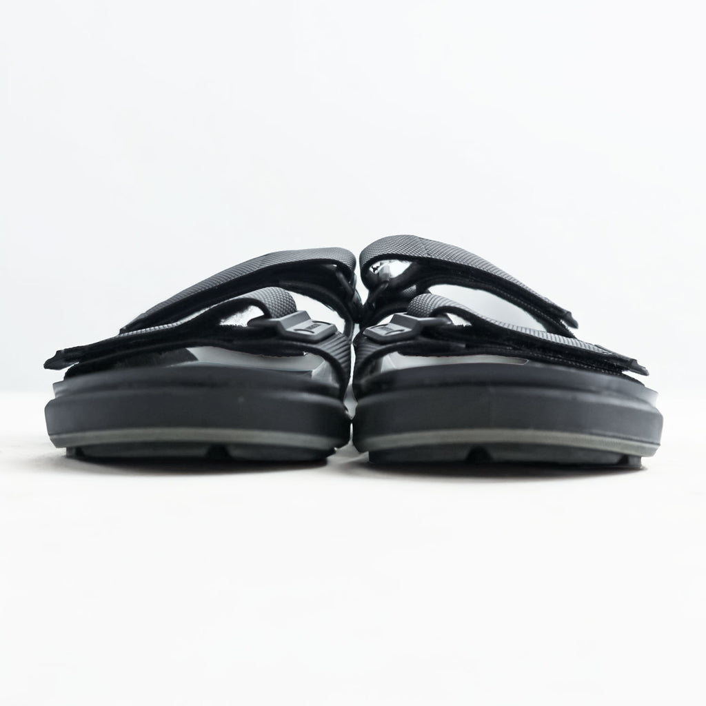 BIRKENSTOCK German-made sandals, US size 9, black, ATACAMA.