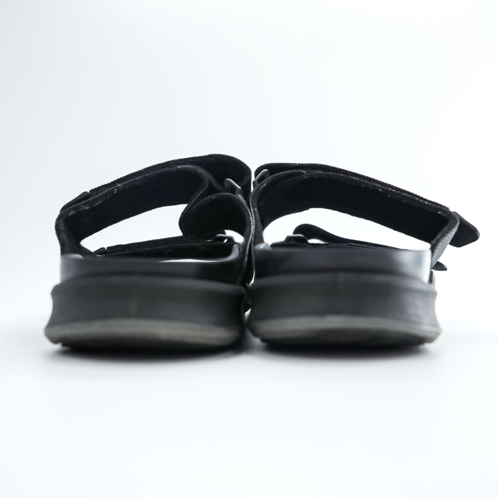 BIRKENSTOCK German-made sandals, US size 9, black, ATACAMA.