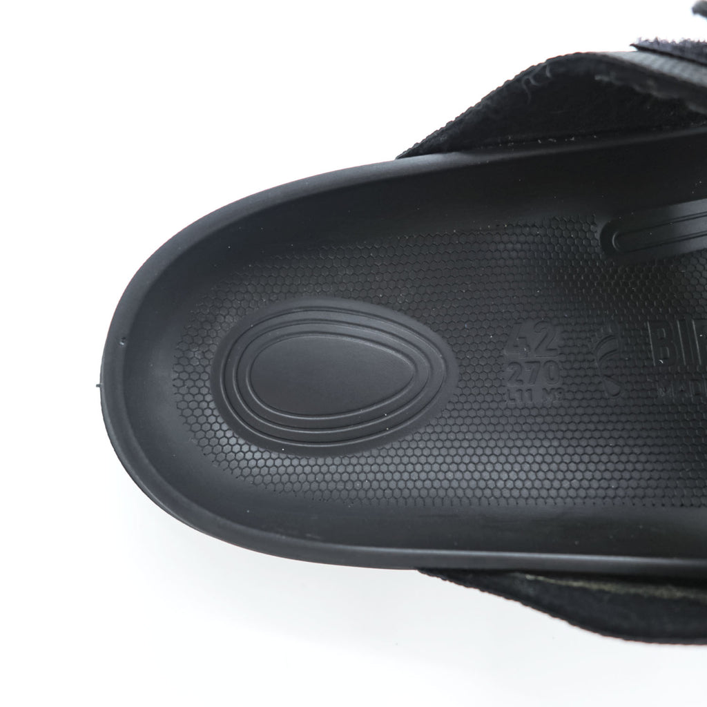BIRKENSTOCK German-made sandals, US size 9, black, ATACAMA.
