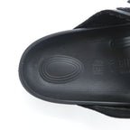 BIRKENSTOCK German-made sandals, US size 9, black, ATACAMA.