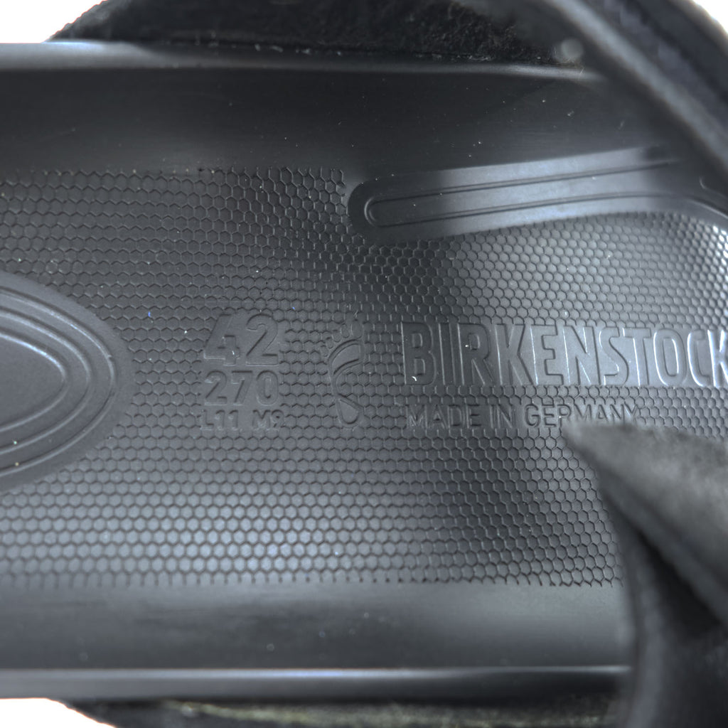 BIRKENSTOCK German-made sandals, US size 9, black, ATACAMA.