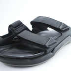 BIRKENSTOCK German-made sandals, US size 9, black, ATACAMA.