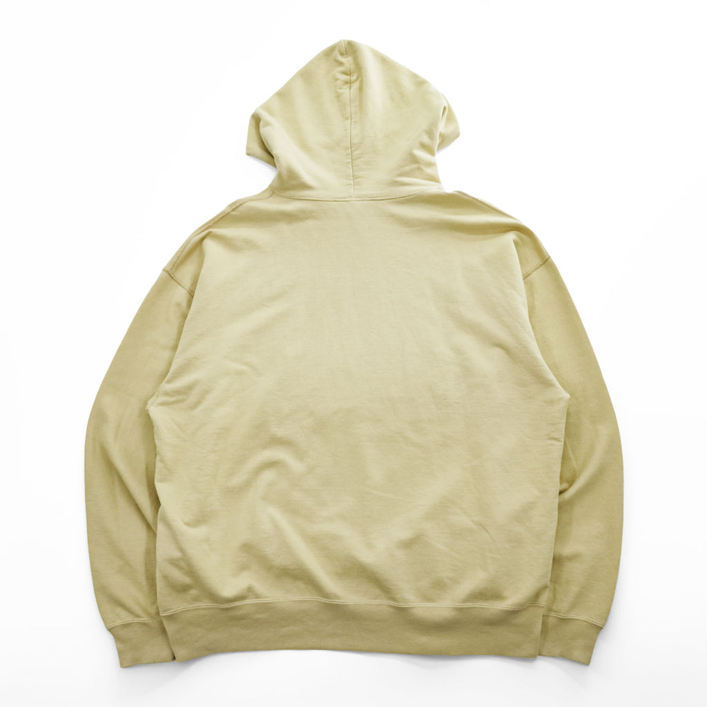 AURALEE Made in Japan Pullover Hoodie, Size M, Beige, Super Soft, Big Hoodie A8SP01GU