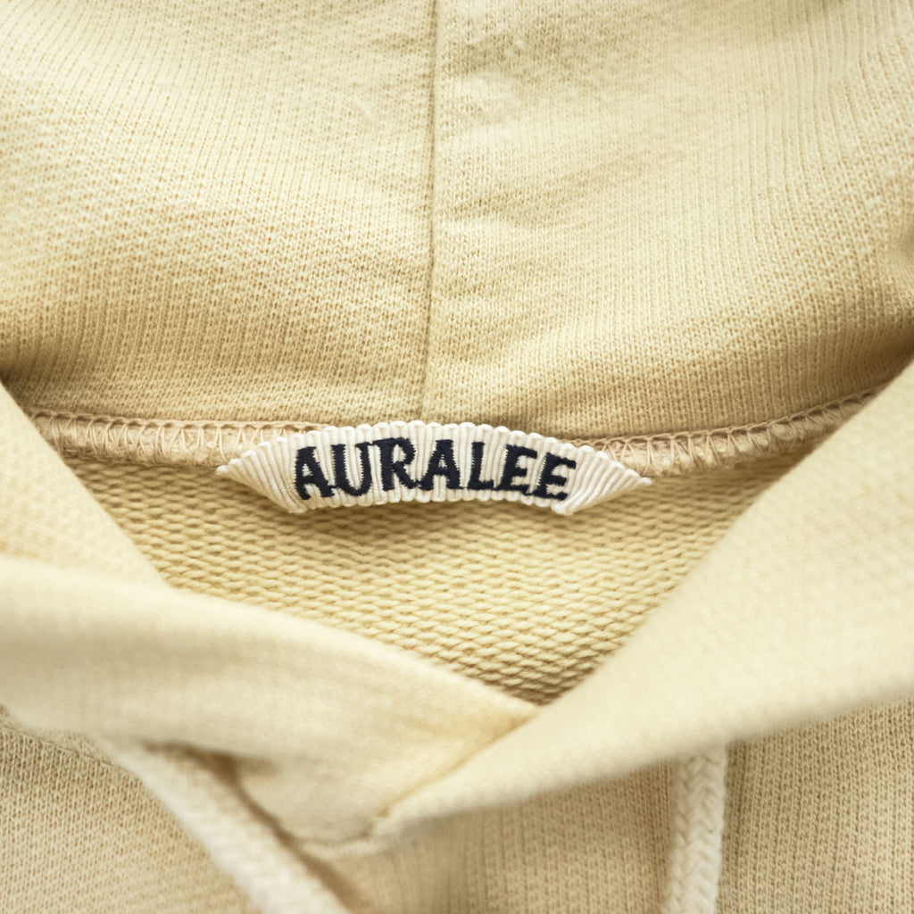 AURALEE Made in Japan Pullover Hoodie, Size M, Beige, Super Soft, Big Hoodie A8SP01GU