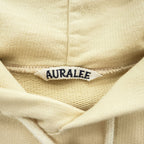 AURALEE Made in Japan Pullover Hoodie, Size M, Beige, Super Soft, Big Hoodie A8SP01GU