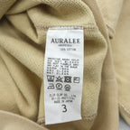AURALEE Made in Japan Pullover Hoodie, Size M, Beige, Super Soft, Big Hoodie A8SP01GU