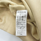 AURALEE Made in Japan Pullover Hoodie, Size M, Beige, Super Soft, Big Hoodie A8SP01GU