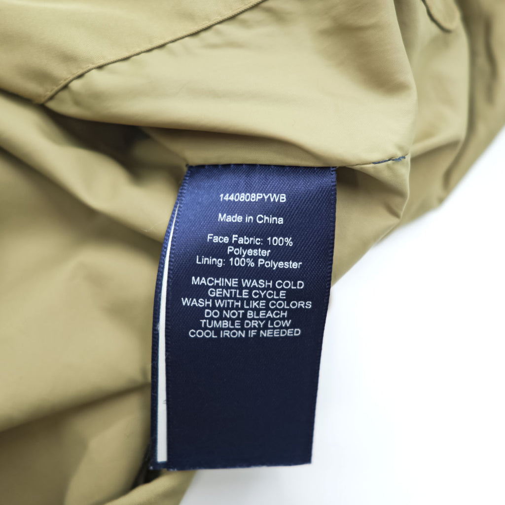 Polo Ralph Lauren フード収納式 スウィングトップ ハリントンジャケット XS ベージュ ドローコード