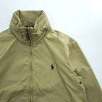 Polo Ralph Lauren フード収納式 スウィングトップ ハリントンジャケット XS ベージュ ドローコード