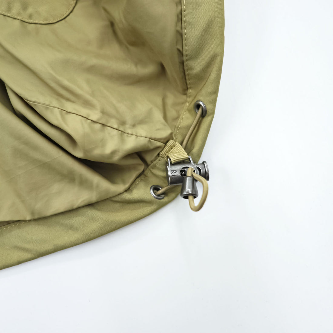 Polo Ralph Lauren フード収納式 スウィングトップ ハリントンジャケット XS ベージュ ドローコード