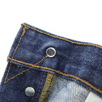 Levi's 501 デニムパンツ ジーンズ M インディゴ ブルー ボタンフライ 濃紺 リジッド 00501-0000