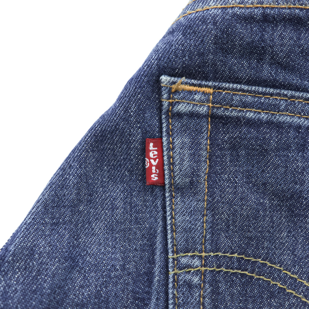 Levi's 501 デニムパンツ ジーンズ M インディゴ ブルー ボタンフライ 濃紺 リジッド 00501-0000