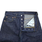 Levi's 501 デニムパンツ ジーンズ M インディゴ ブルー ボタンフライ 濃紺 リジッド 00501-0000