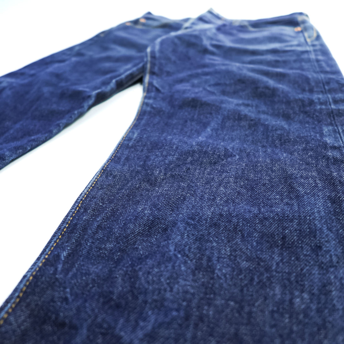 Levi's 501 デニムパンツ ジーンズ M インディゴ ブルー ボタンフライ 濃紺 リジッド 00501-0000